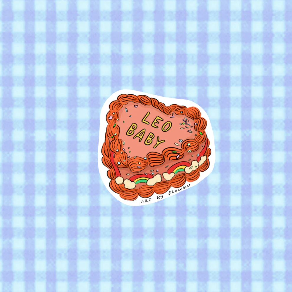 Art By Elowyn Zodiac Cake Stickers - 3" Die-Cut Stickers - Image 6