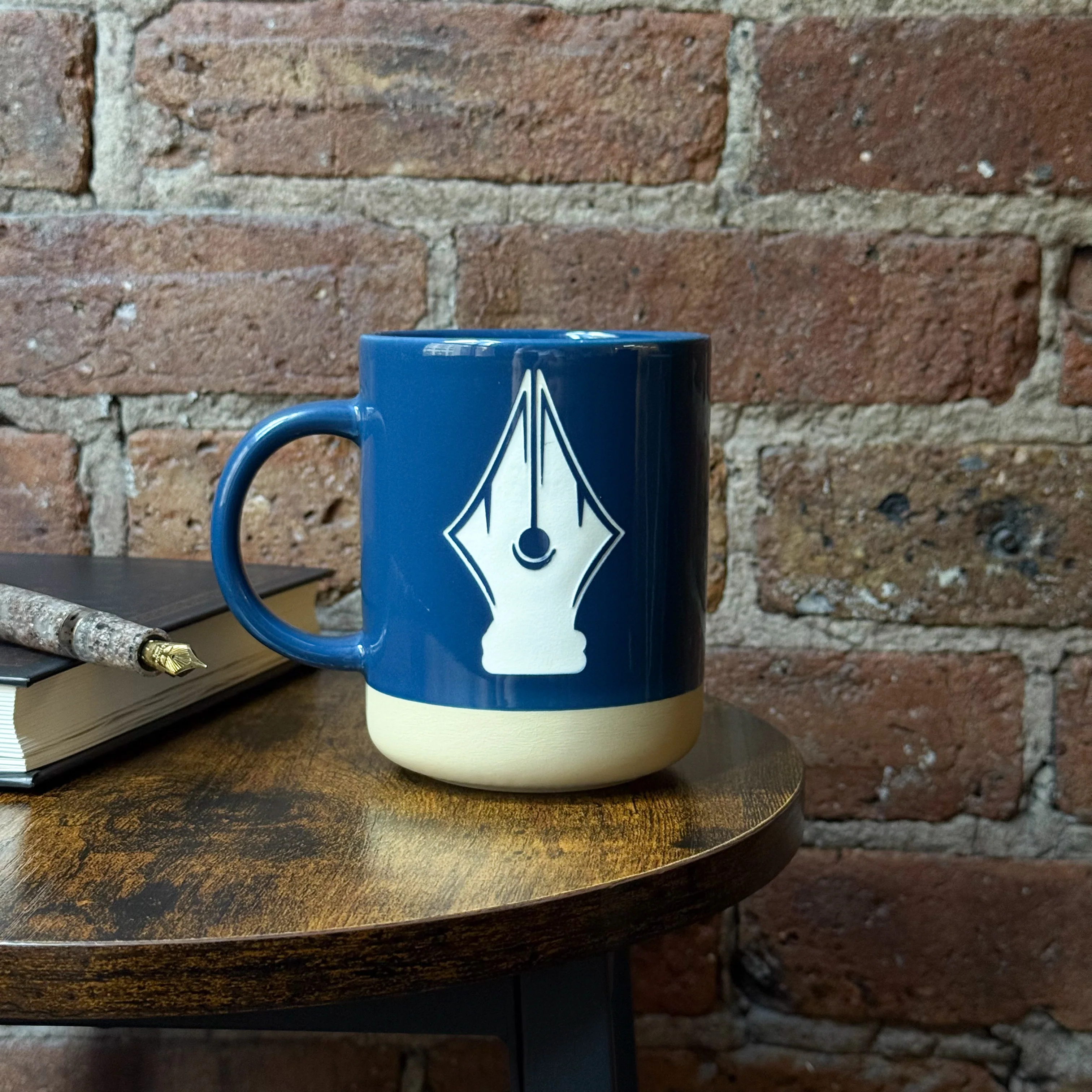 Atlas Stationers Nib Coffee Mug - Blue - Image 2