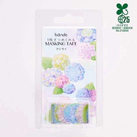 Bande Washi Tape Sticker Rolls - Hydrangea - Image 2