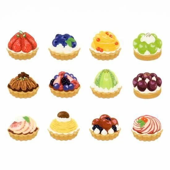 Bande Washi Tape Sticker Rolls - Tarts - Image 3