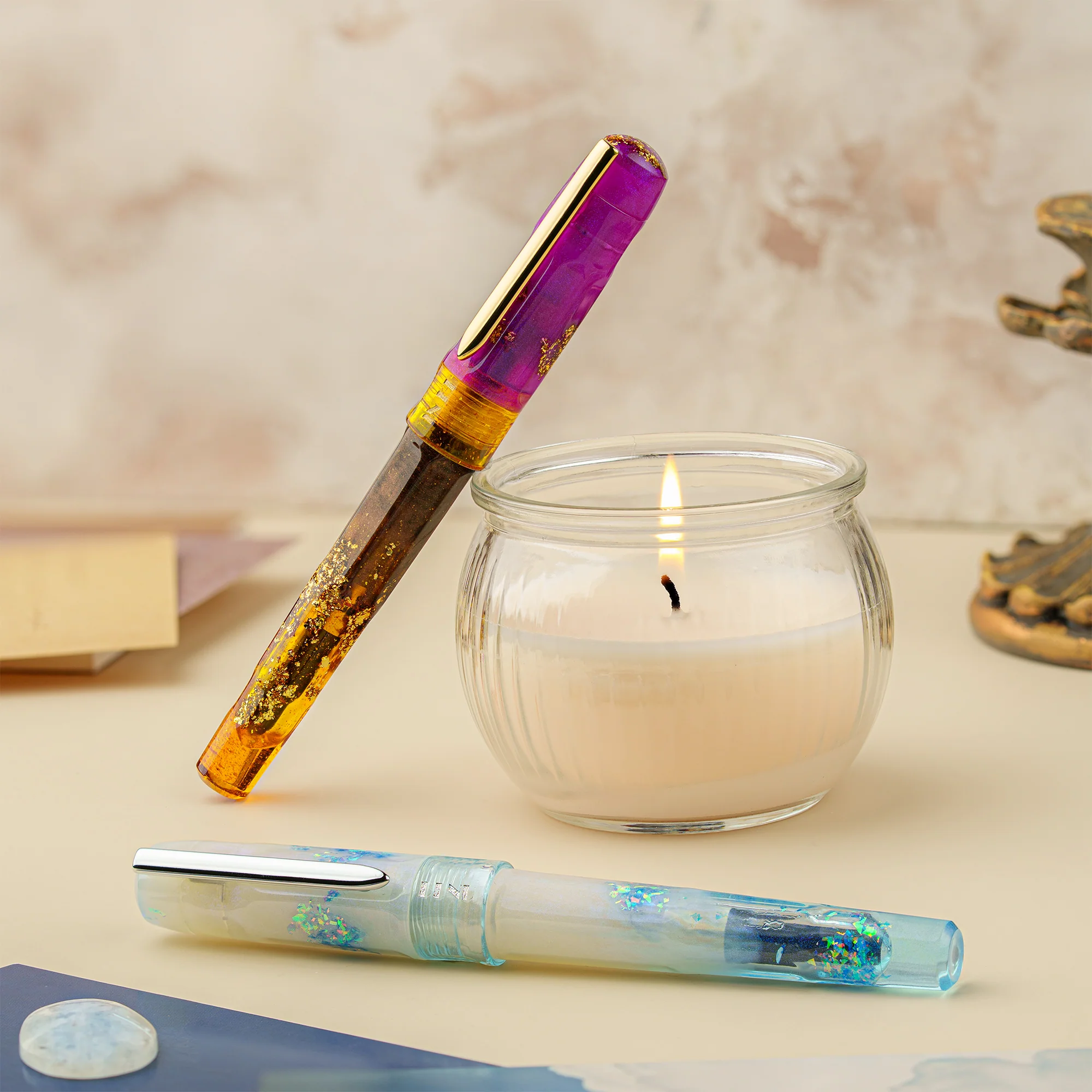 Benu Talisman Fountain Pen - Moonstone (Limited Edition) - Image 5