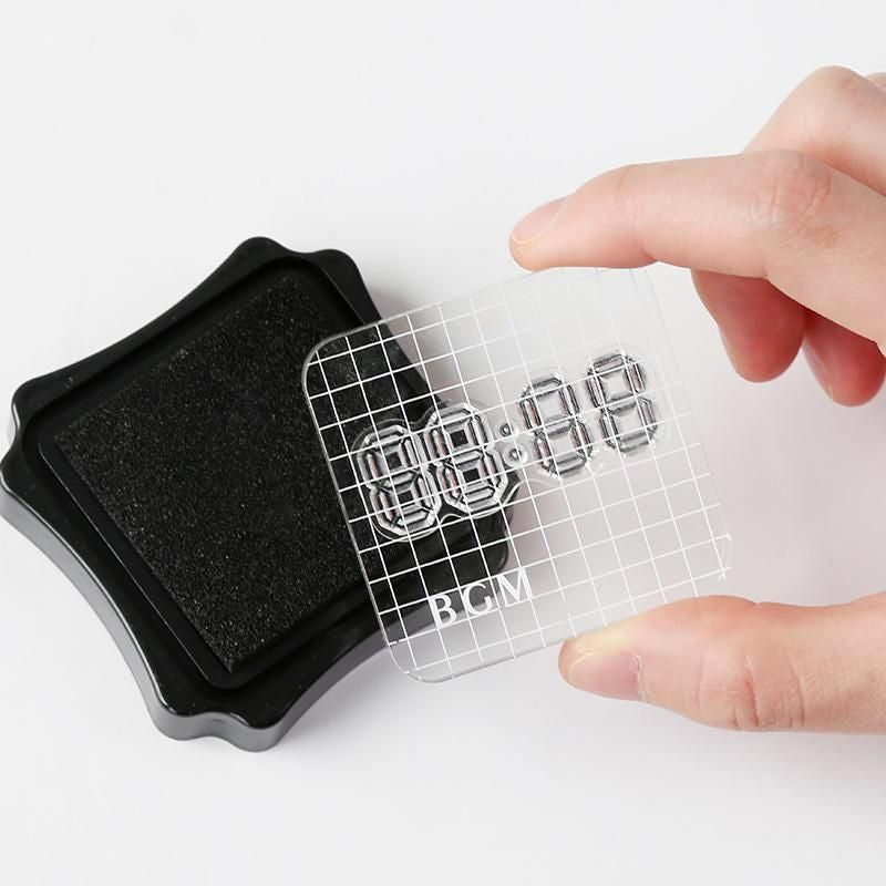 BGM Acrylic Stamp Block - Grid S - Image 3