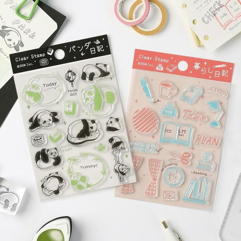 BGM Clear Stamp - Panda Diary - Image 4