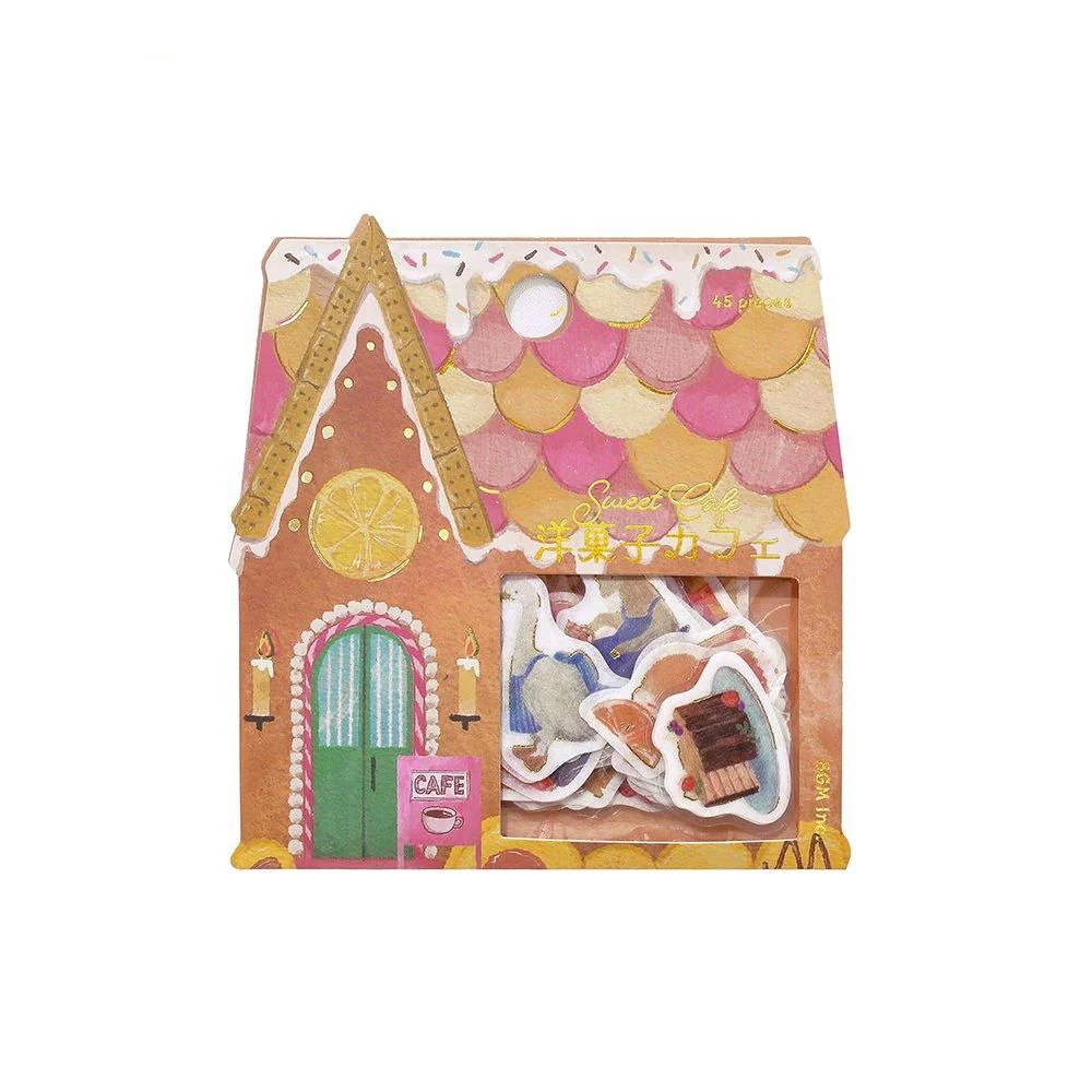 BGM Flake Stickers - Fantasy Shopping Street - Confectionery Café - Image 3