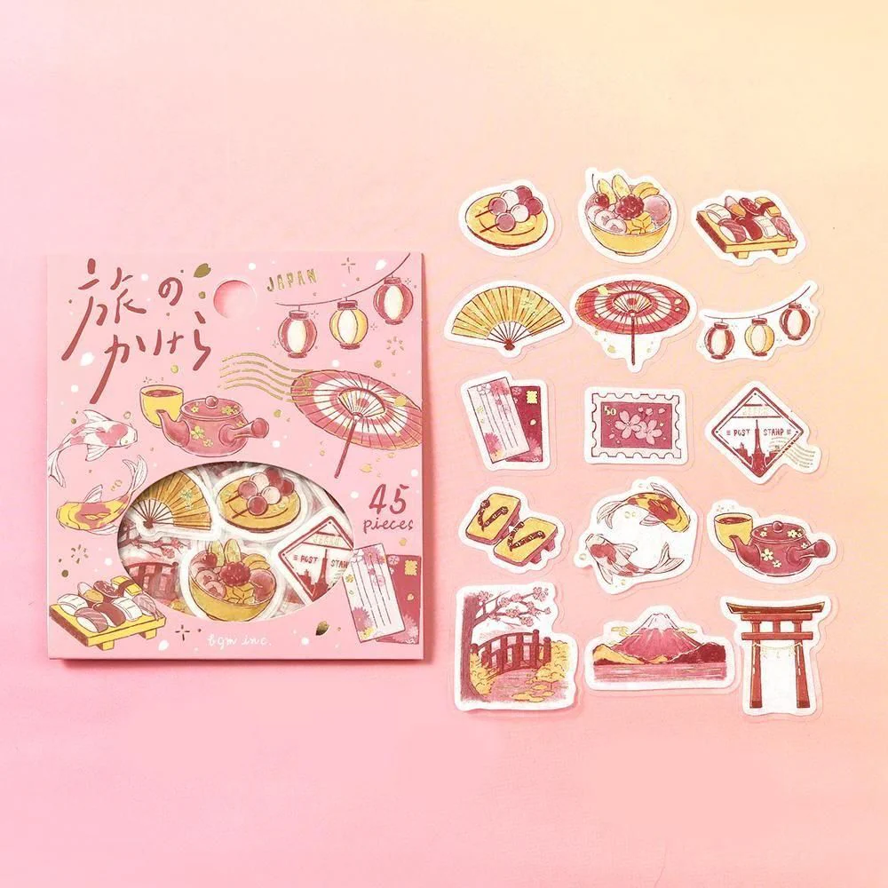 BGM Flake Stickers - Fragments of a Journey - To Japan - Image 2