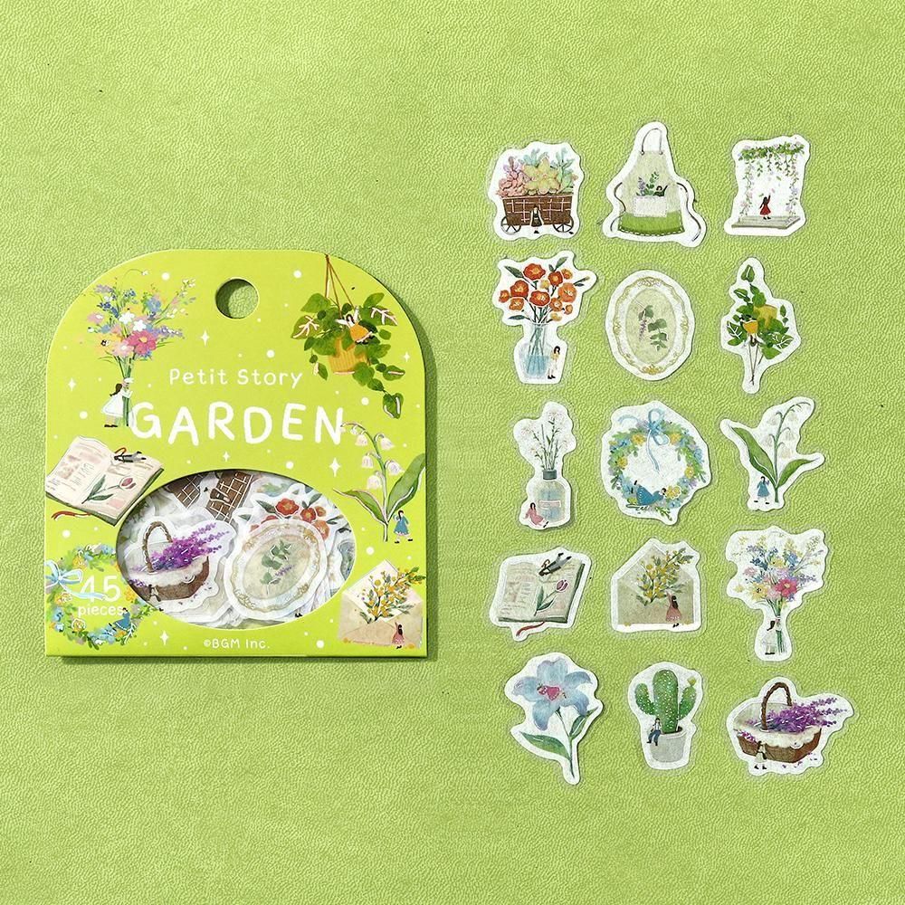 BGM Flake Stickers - Petit Story - Gardening - Image 3