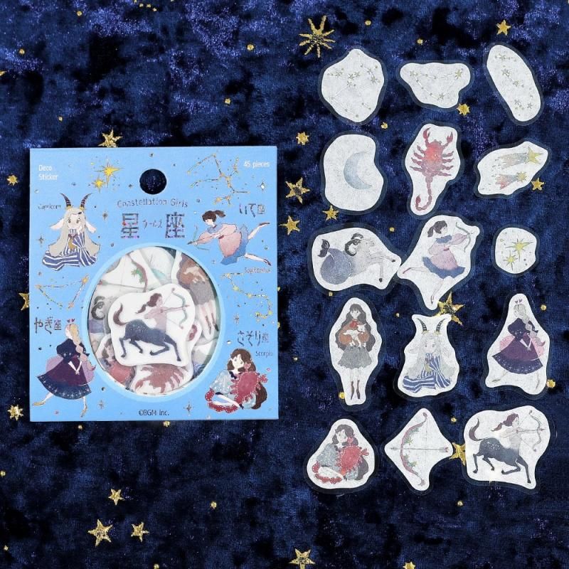BGM Flake Stickers - Star Reading - Scorpio, Sagittarius, and Capricorn - Image 2