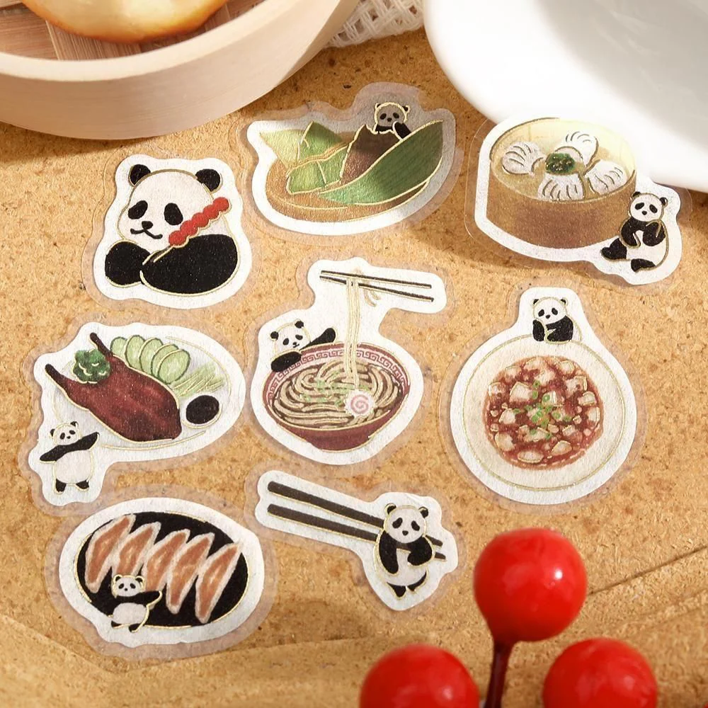 BGM Planner Sticker Flakes - A Panda Day - Cooking - Image 3