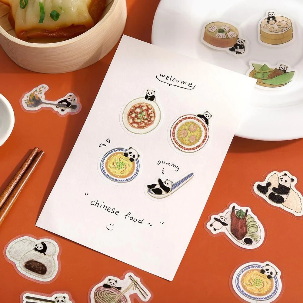 BGM Planner Sticker Flakes - A Panda Day - Cooking - Image 4