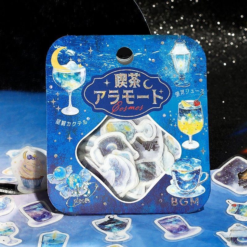 BGM Planner Sticker Flakes - Coffee a la mode - Stardust in the Deep Sea - Image 5