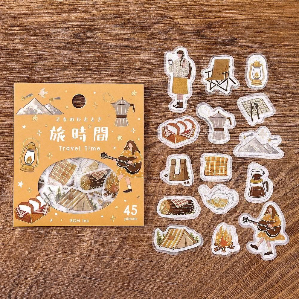 BGM Planner Sticker Flakes - Maiden's Moment - Travel Time - Image 2