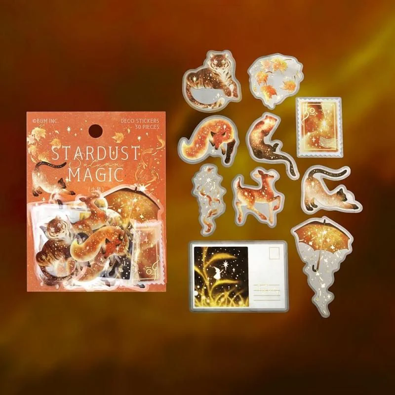 BGM Planner Sticker Flakes - Stardust Magic - Saturn - Image 3