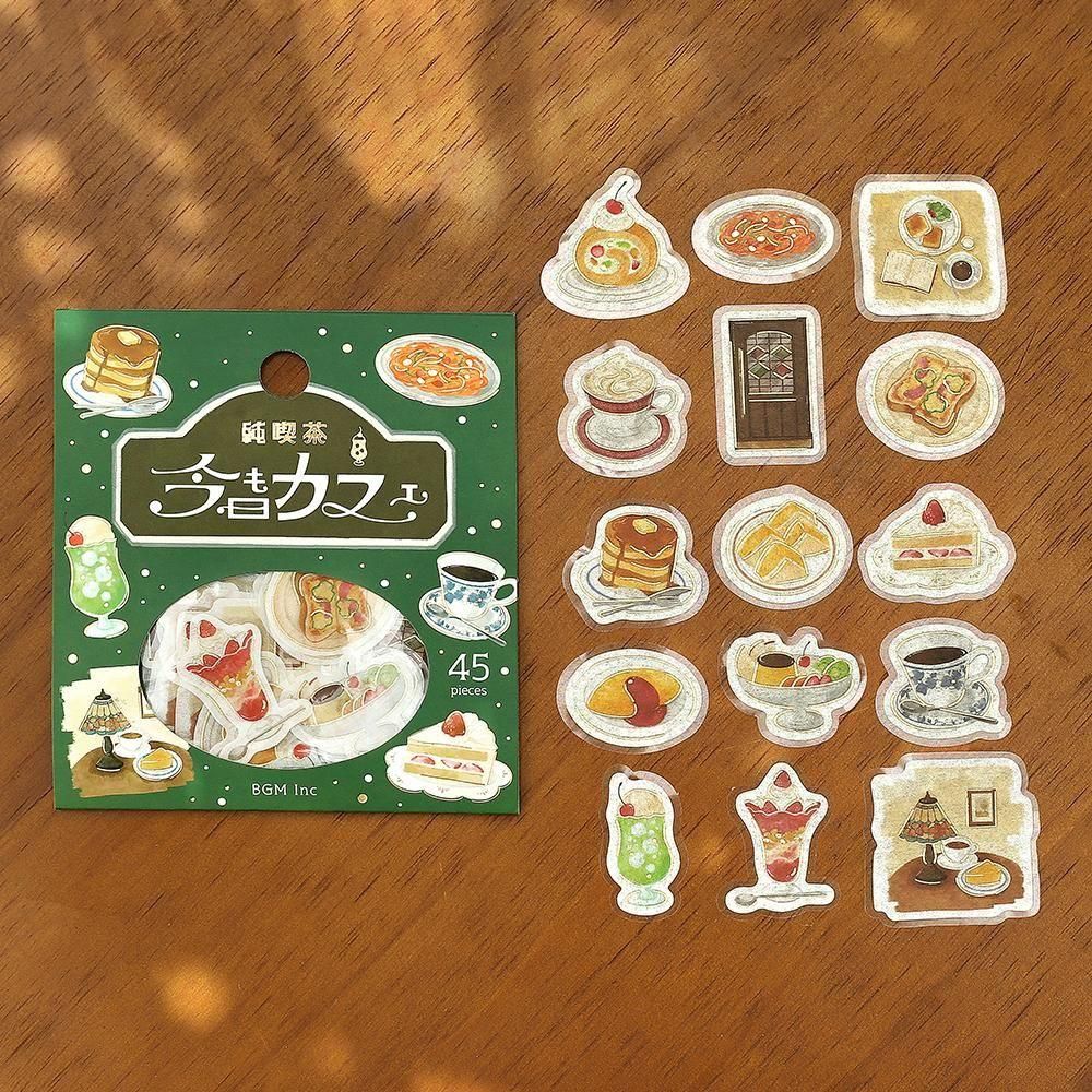 BGM Planner Sticker Flakes - Today's Cafe - Pure Coffee Shop - Image 2