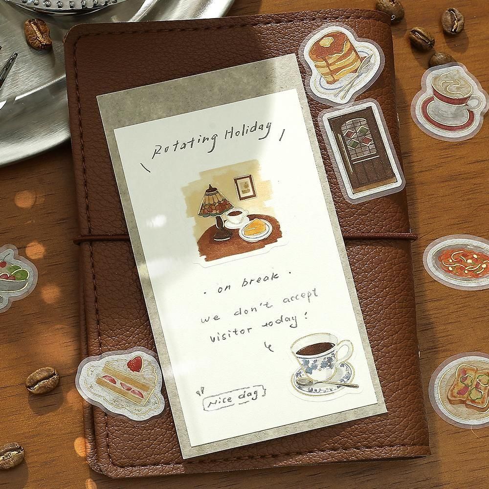 BGM Planner Sticker Flakes - Today's Cafe - Pure Coffee Shop - Image 4