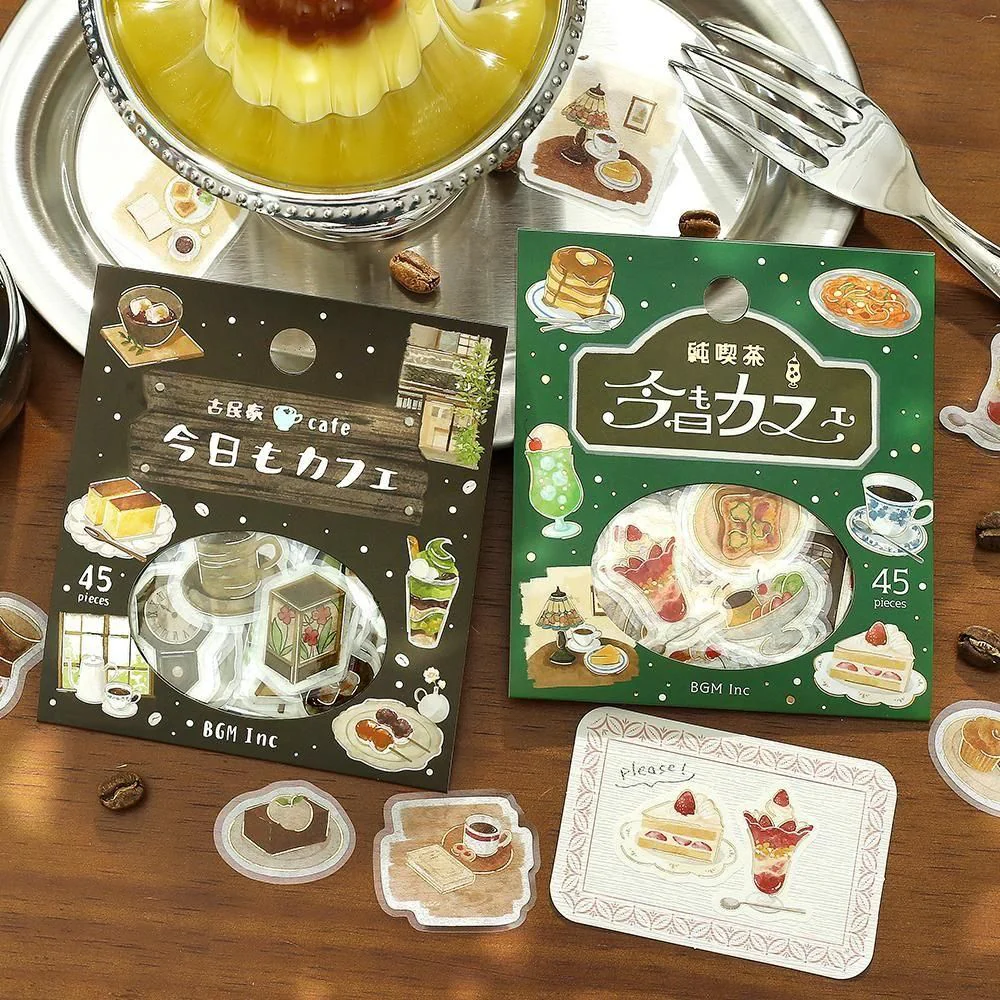 BGM Planner Sticker Flakes - Today's Cafe - Pure Coffee Shop - Image 6
