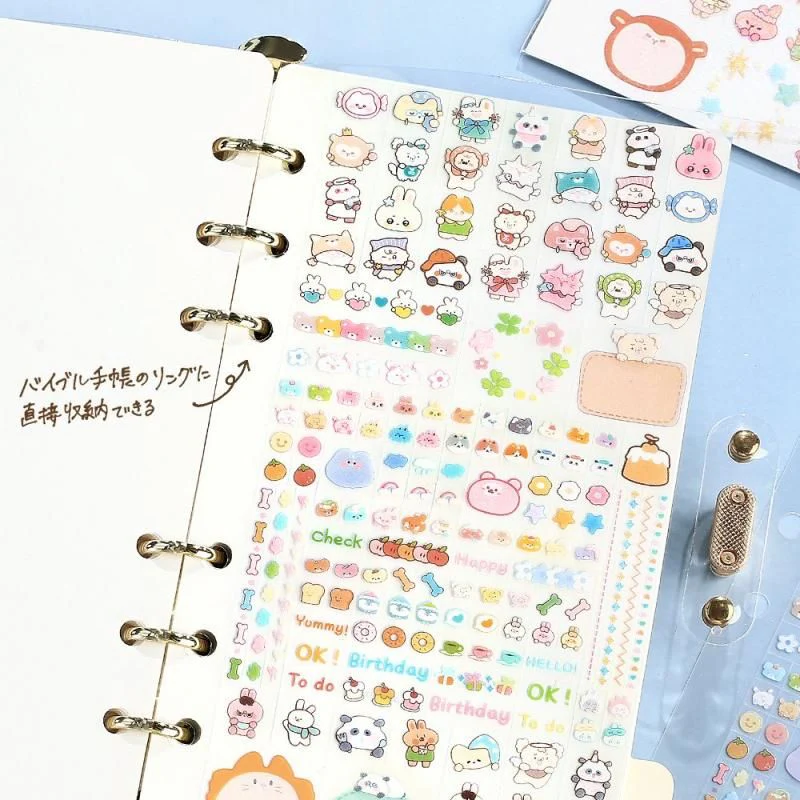 BGM Planner Sticker Sheet - Animal Palette - Image 6