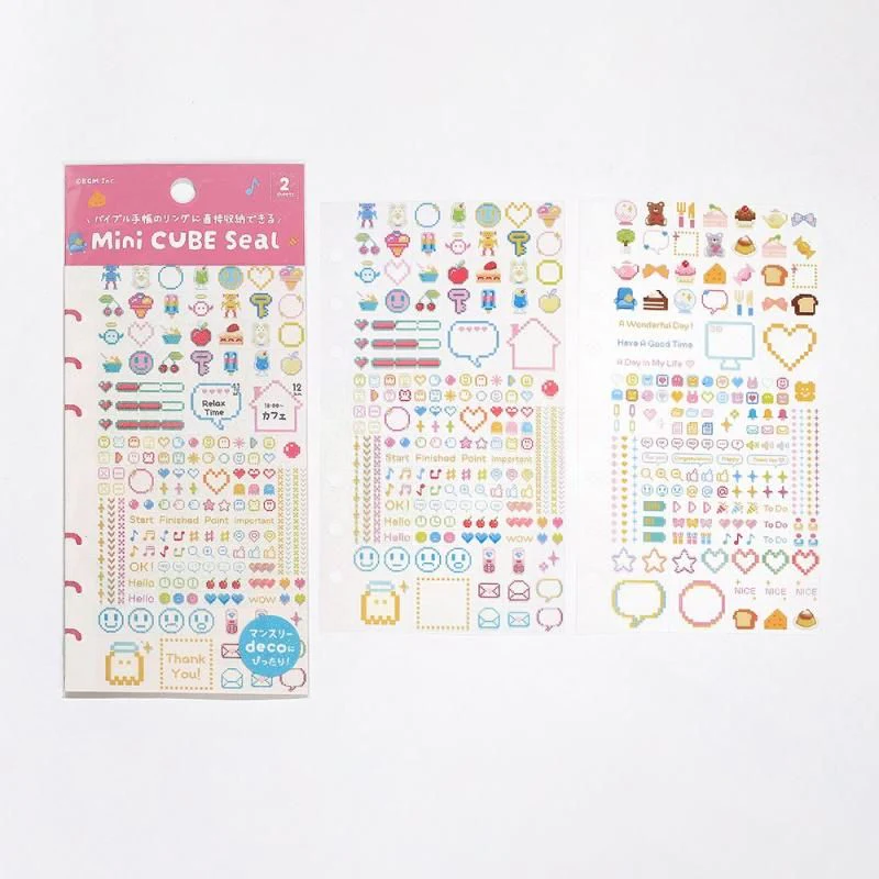 BGM Planner Sticker Sheet - Pixel Painting - Image 4