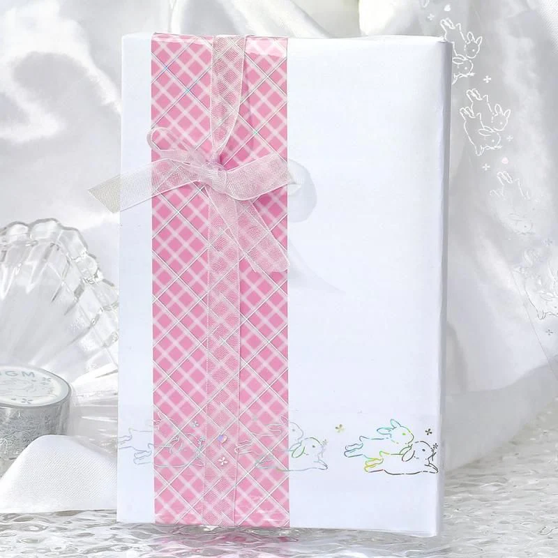 BGM Washi Tape - Classic Life - Pink Lattice - Image 3