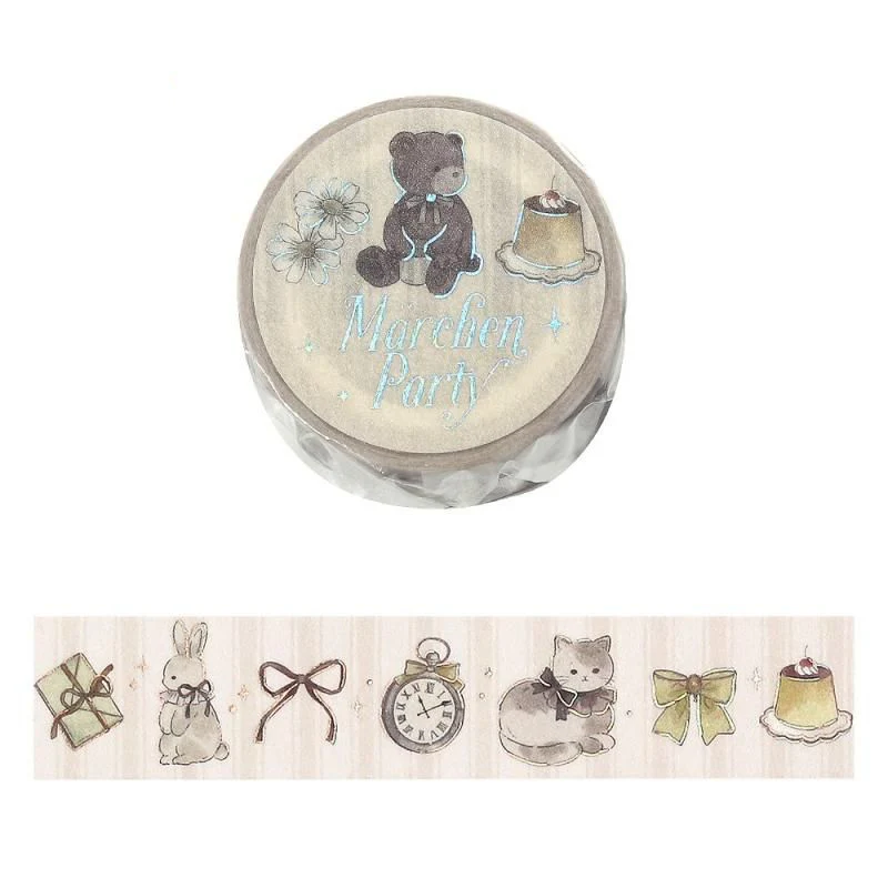 BGM Washi Tape - Fairy Tale Party - Milk Tea
