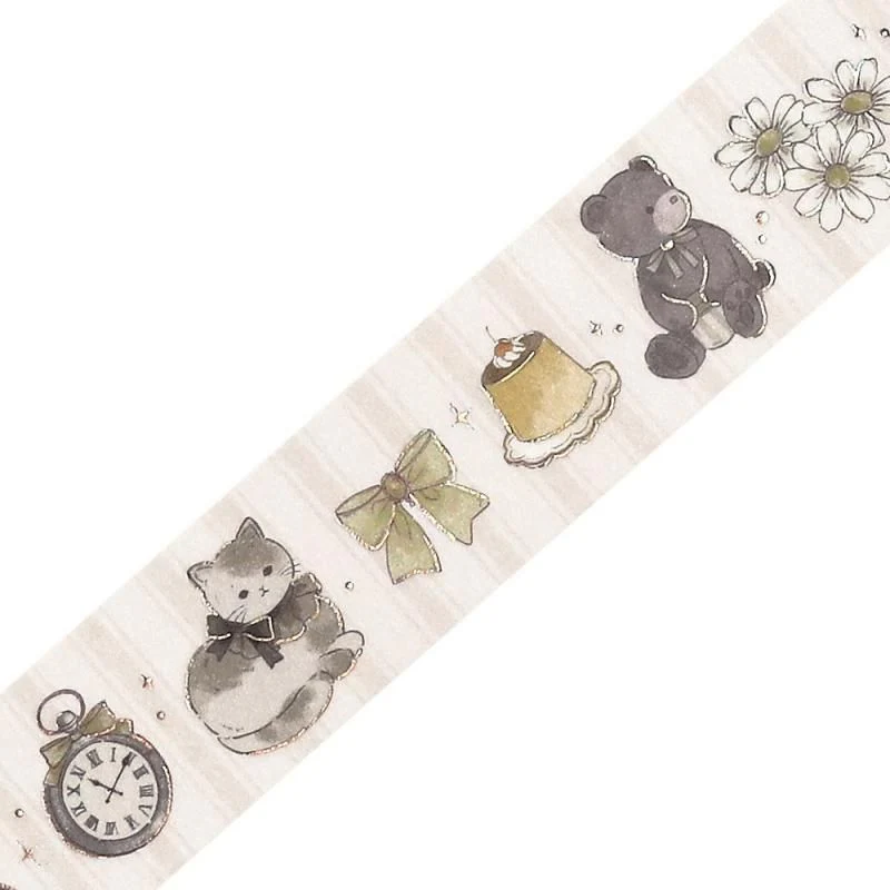 BGM Washi Tape - Fairy Tale Party - Milk Tea - Image 2