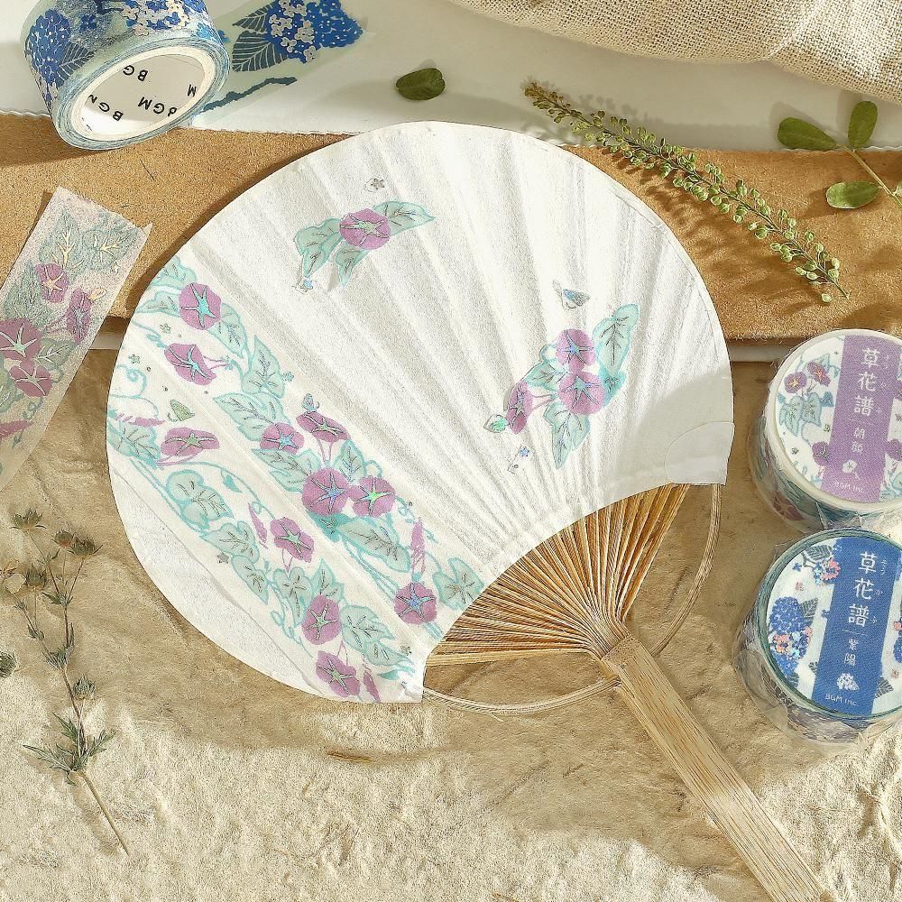BGM Washi Tape - Flowers and Plants - Morning Glory - Image 4