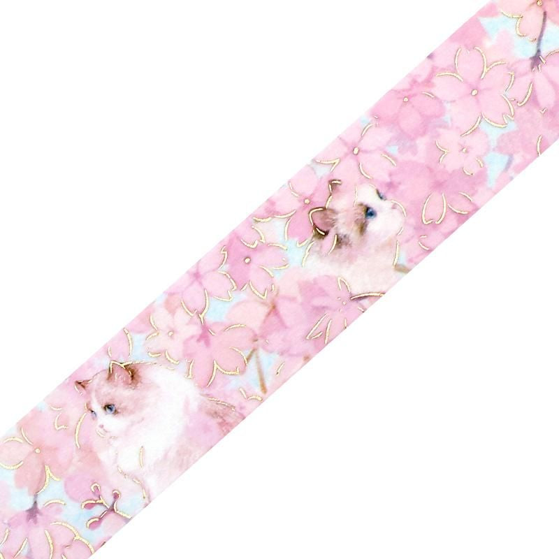 BGM Washi Tape - Flowers & Cats - Blossom - Image 2
