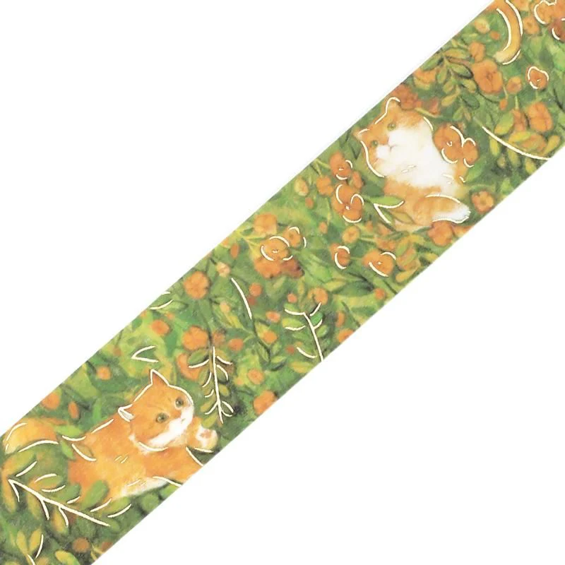BGM Washi Tape - Flowers & Cats - Find Me - Image 2