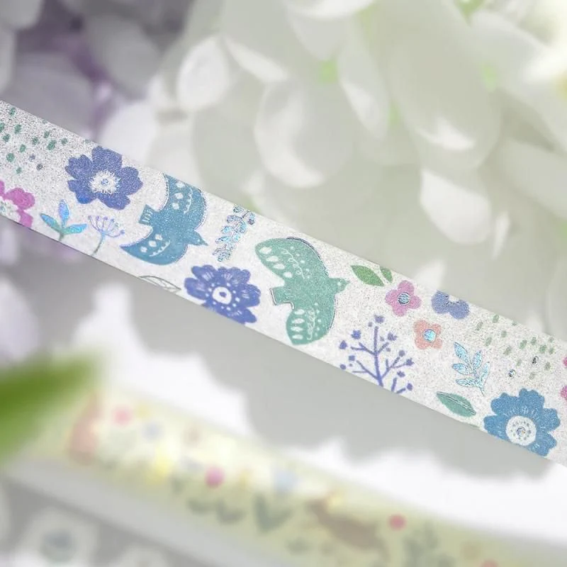 BGM Washi Tape - Nordic Forest - Birds Singing - Image 2