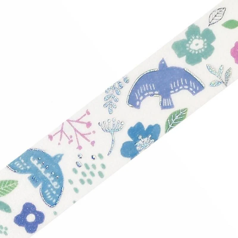 BGM Washi Tape - Nordic Forest - Birds Singing - Image 4