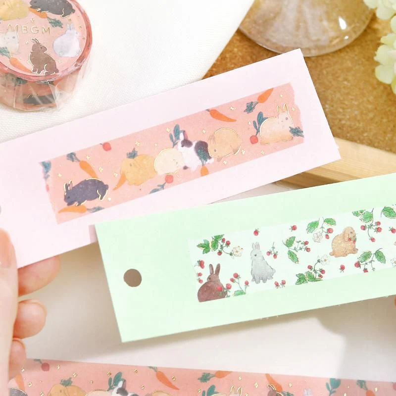 BGM Washi Tape - Rabbit Country - 3 O'clock Snack - Image 4