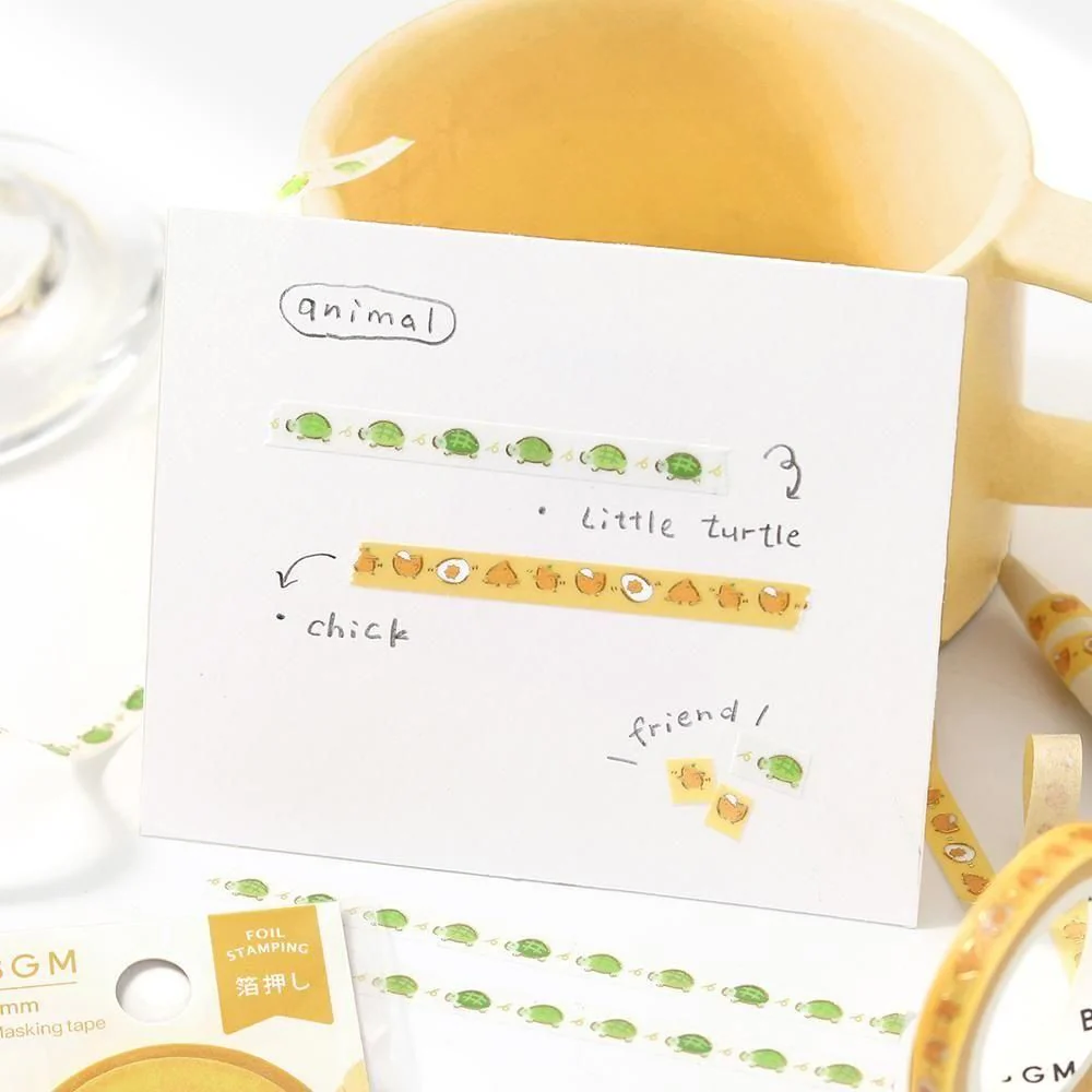BGM Washi Tape - Running Chick - Image 4