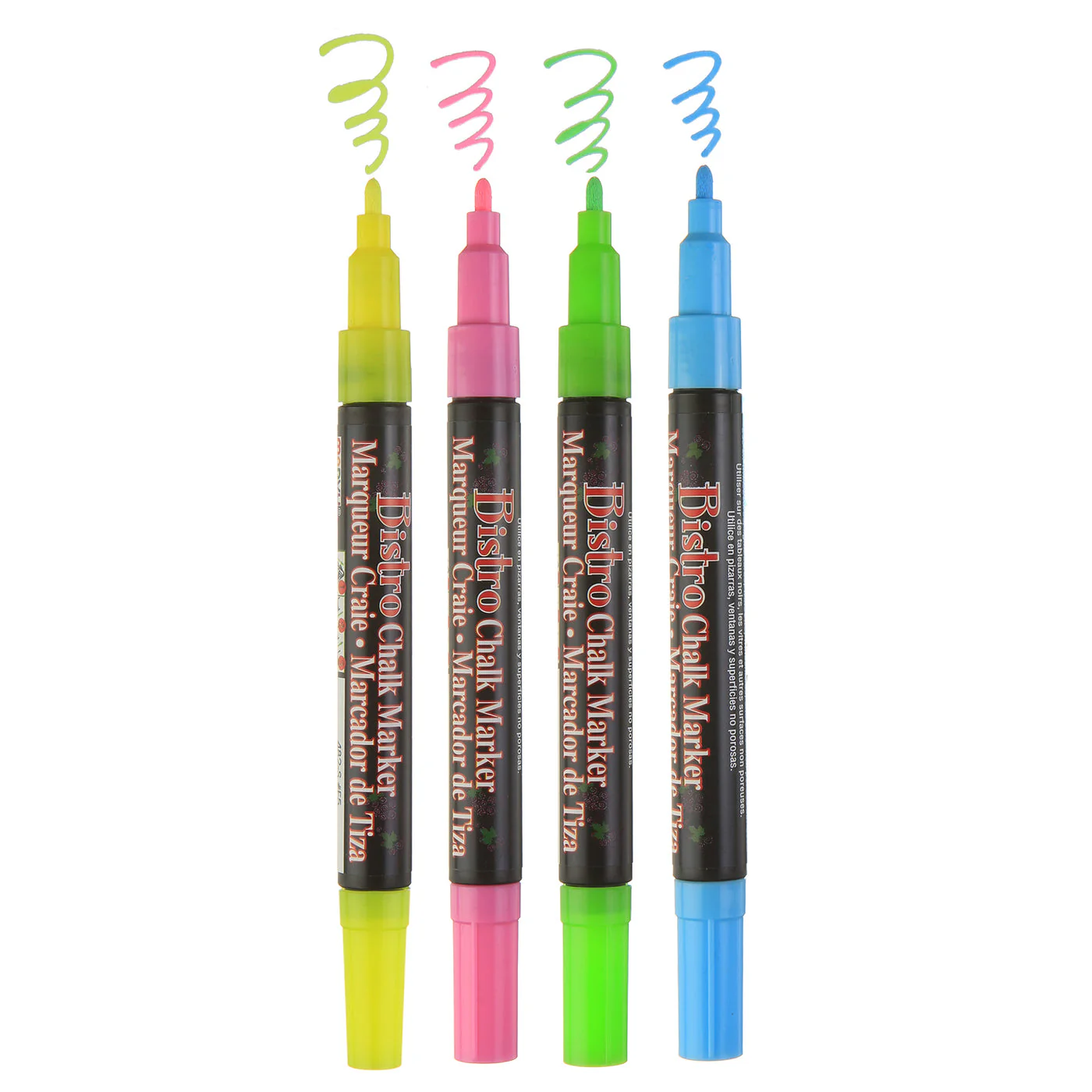 Bistro Chalk Fine Point Markers - Fluorescent A - Set of 4 - Image 2