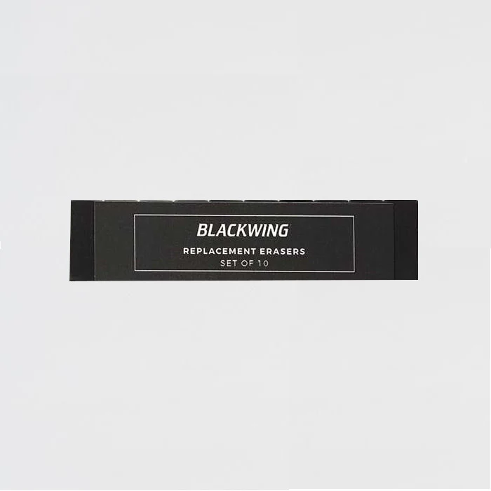 Blackwing Erasers - Black (Set of 10) - Image 3