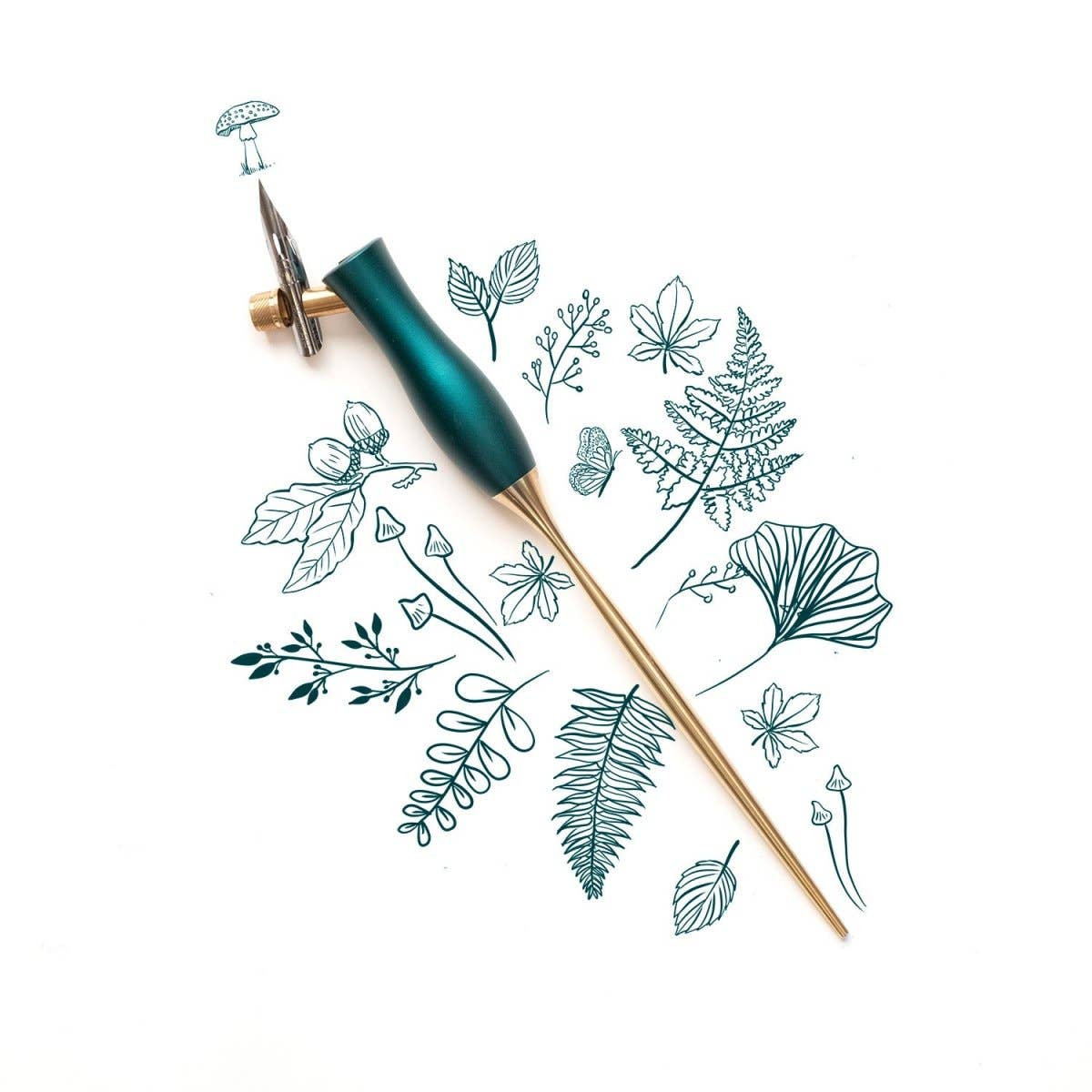 Tom's Studio Bloom Oblique Calligraphy Pen - Image 9