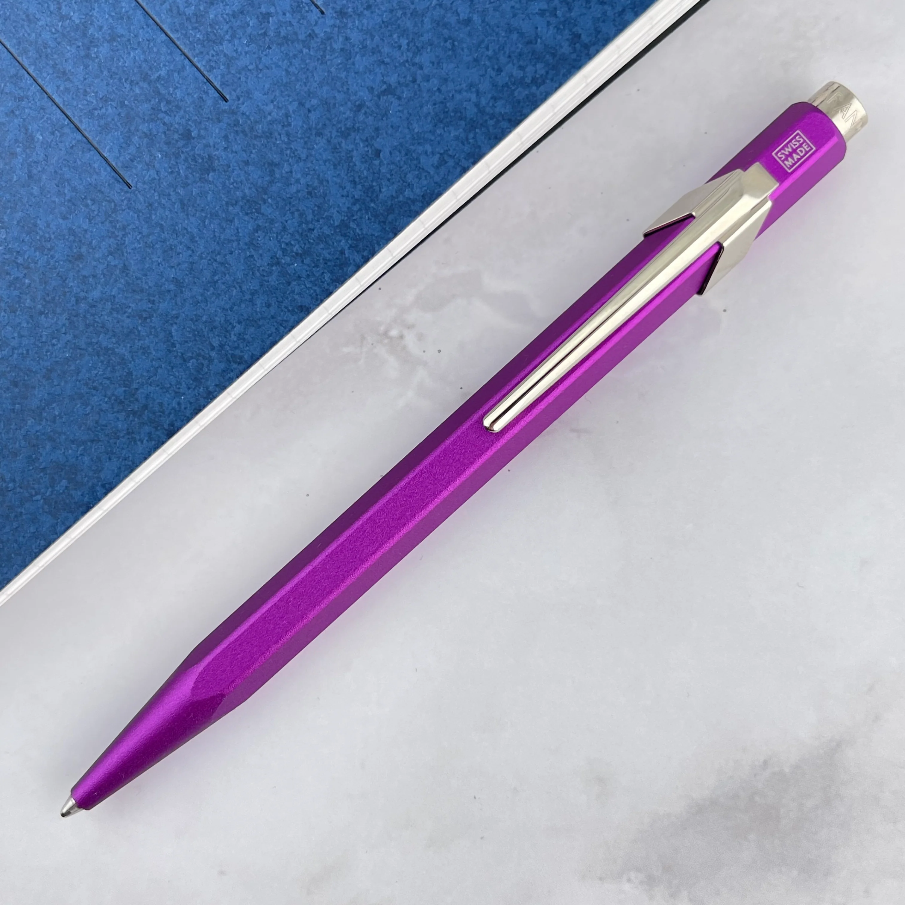 Caran d'Ache 849 Colormat-X Ballpoint Pen - Violet