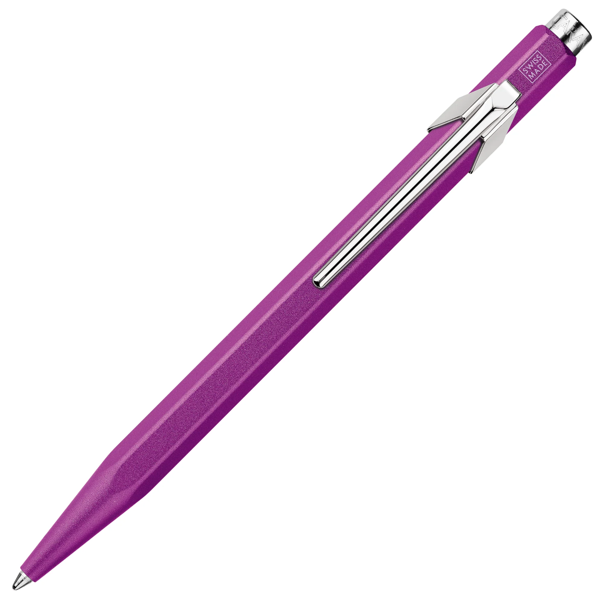 Caran d'Ache 849 Colormat-X Ballpoint Pen - Violet - Image 2