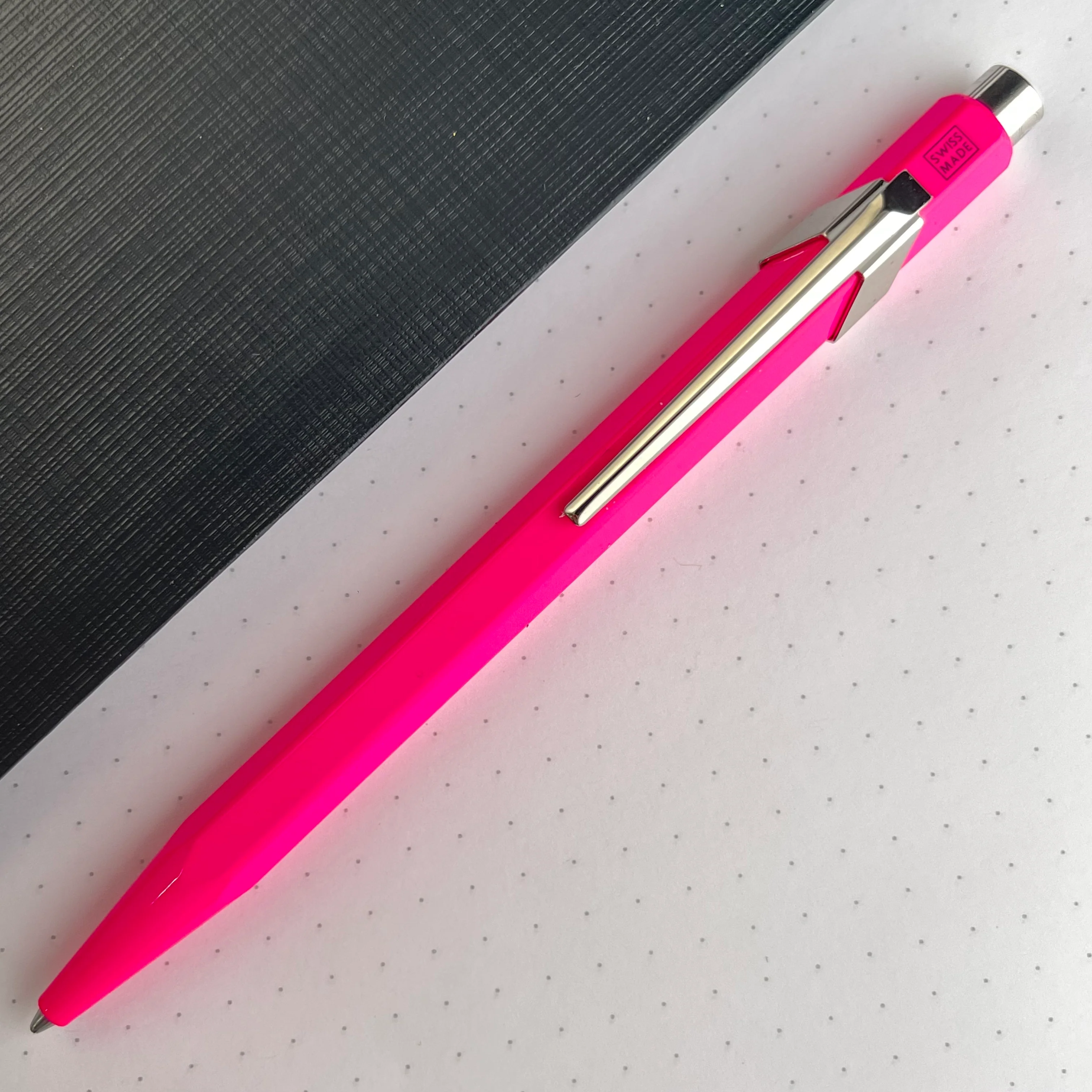 Caran d'Ache 849 Metal Ballpoint Pen - FLU Pink