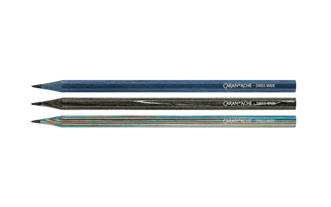Caran d'Ache Box of 3 Scented Pencils - La Maison Alpine Frost (Special Edition) - Image 3