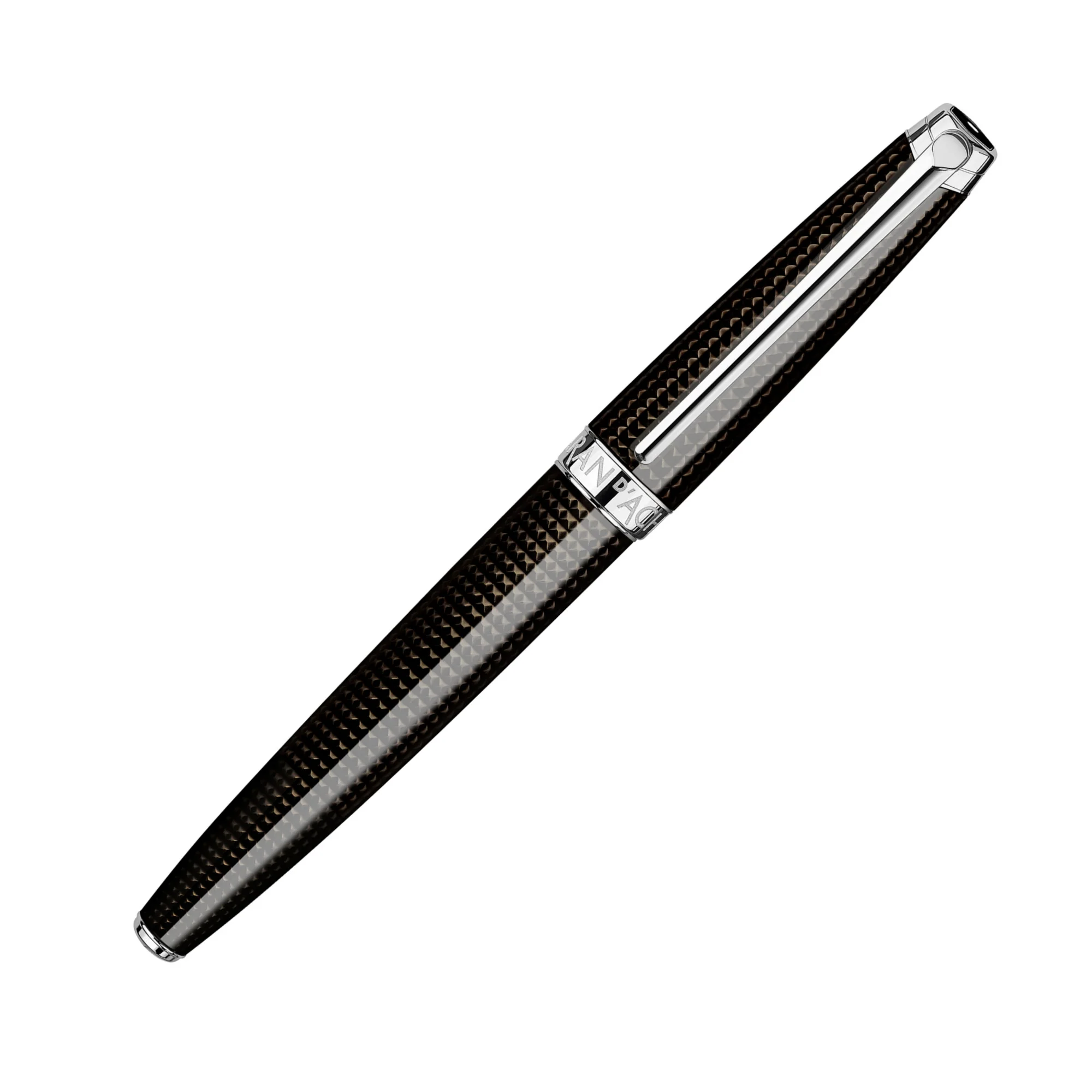 Caran d'Ache LÉMAN Fountain Pen - De Nuit w/ Silver Trim - Image 6