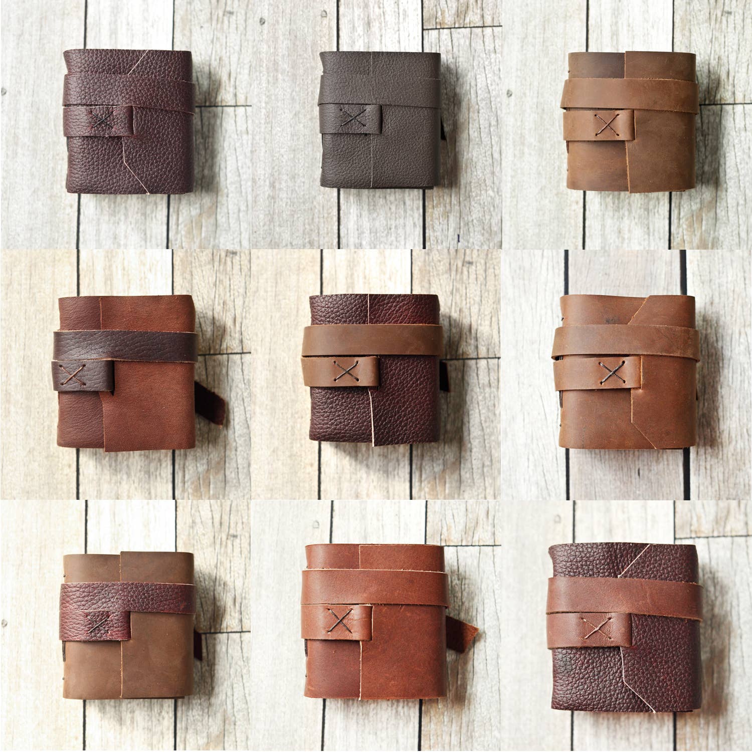 Chunky Leather Travel Journal: Bright White - Image 6
