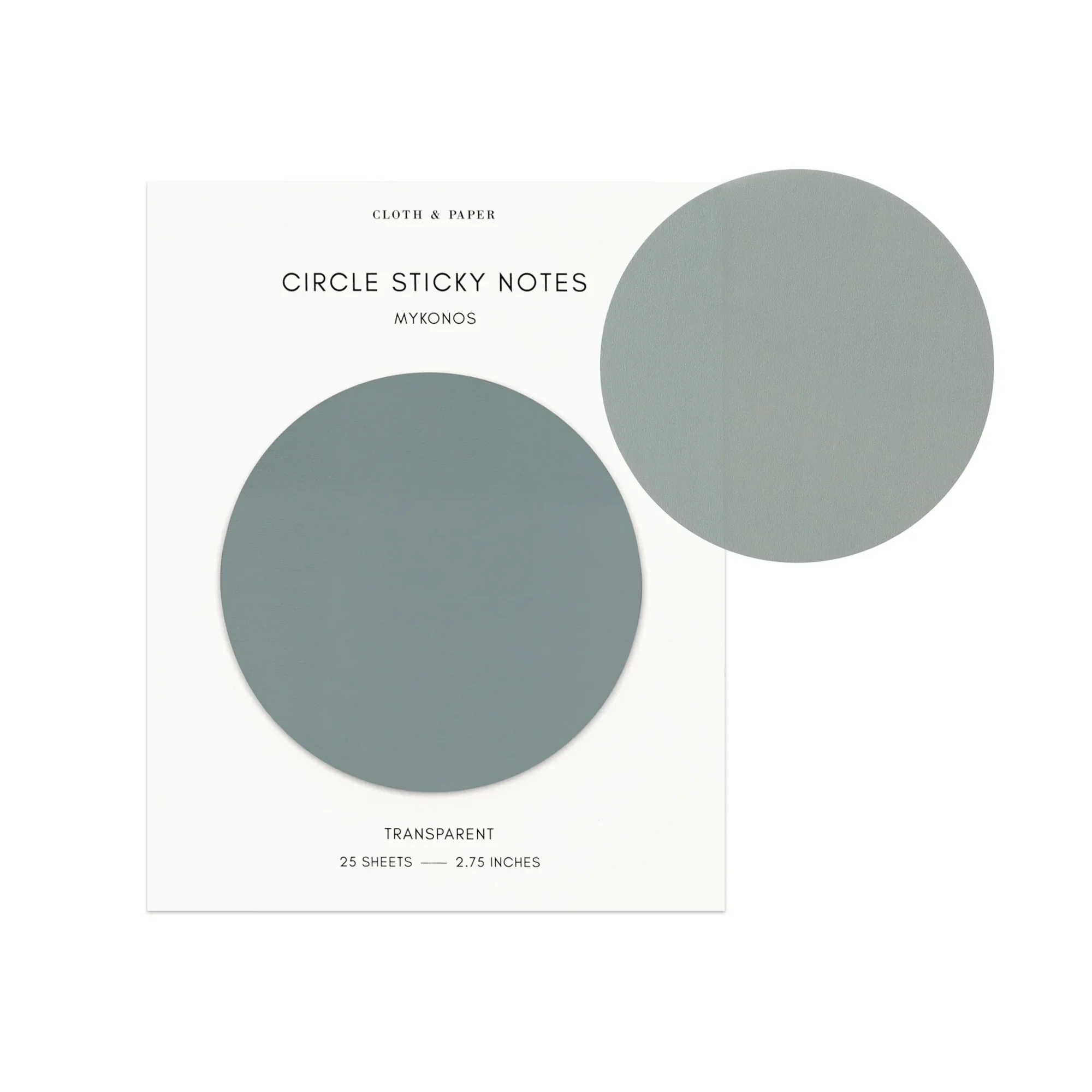 Cloth & Paper Transparent Circle Sticky Notes - Image 14