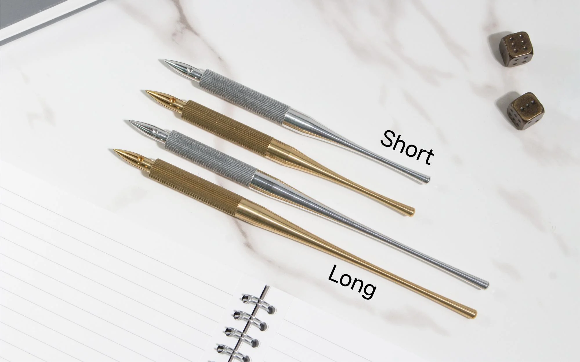 Colorverse Shuttle Small Nib Holder - Brass - Image 3