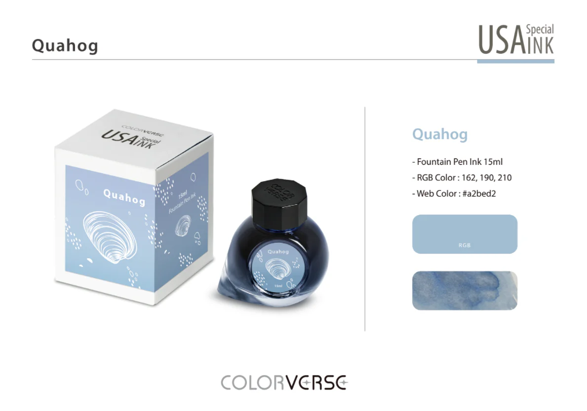 Colorverse USA Quahog (Rhode Island) - 15ml Bottled Ink - Image 2