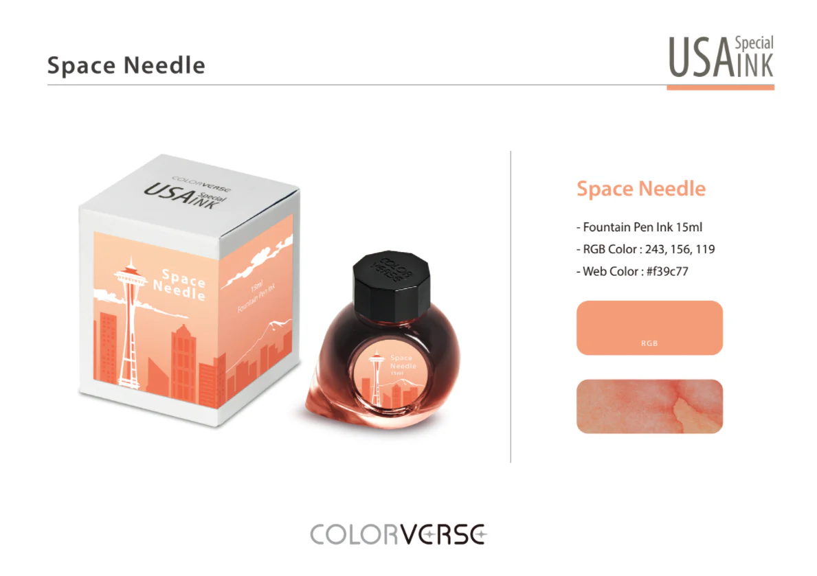 Colorverse USA Space Needle (Washington) - 15ml Bottled Ink - Image 2