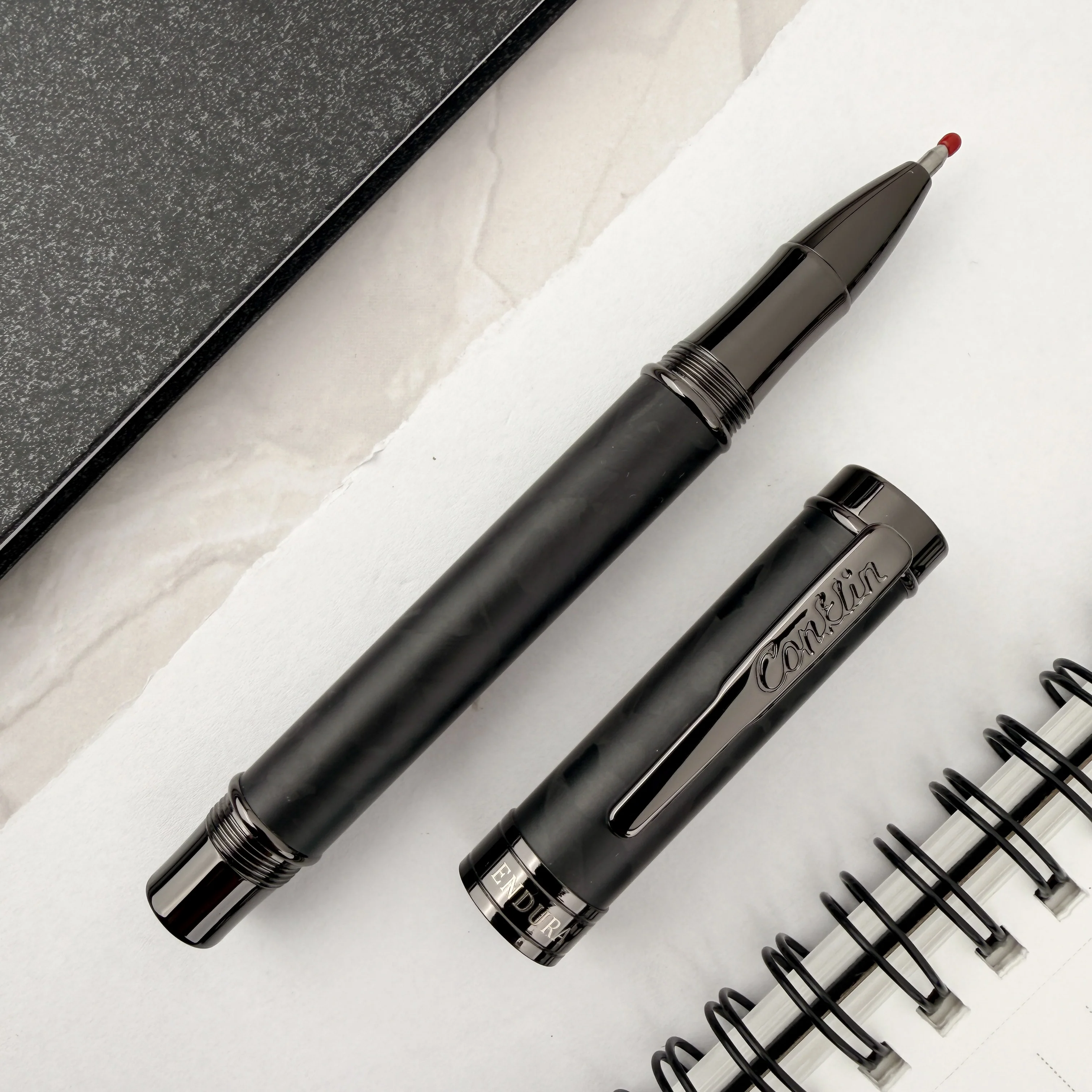 Conkin Endura Forged Carbon Rollerball Pen - Image 2