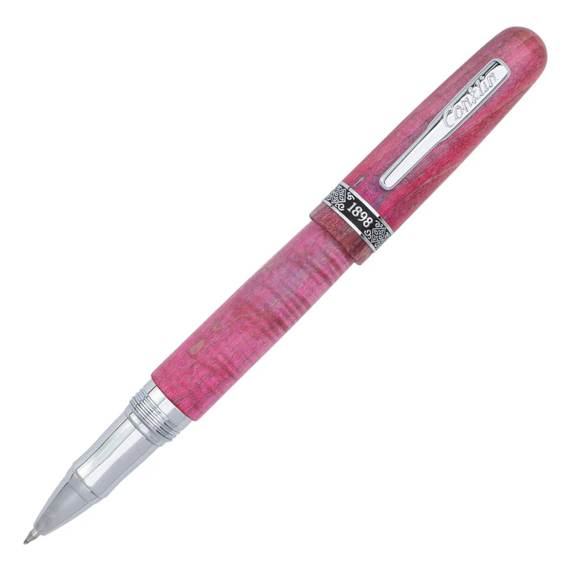 Conklin 1898 Stabilized Wood Rollerball Pen - Matte Purple (Limited Edition) - Image 3