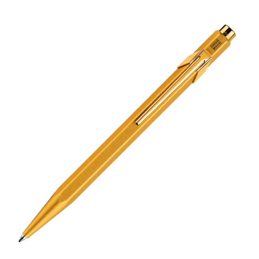 Caran d'Ache 849 Ballpoint Pen - Gold Bar - Image 3
