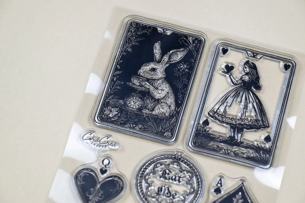 CoraCreaCrafts Clear Stamp - Alice - Image 3