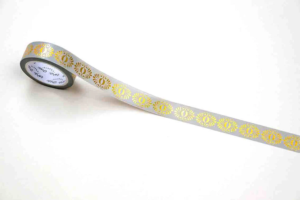 CoraCreaCrafts Dream Gold Foil Washi Tape - Etang - Image 3