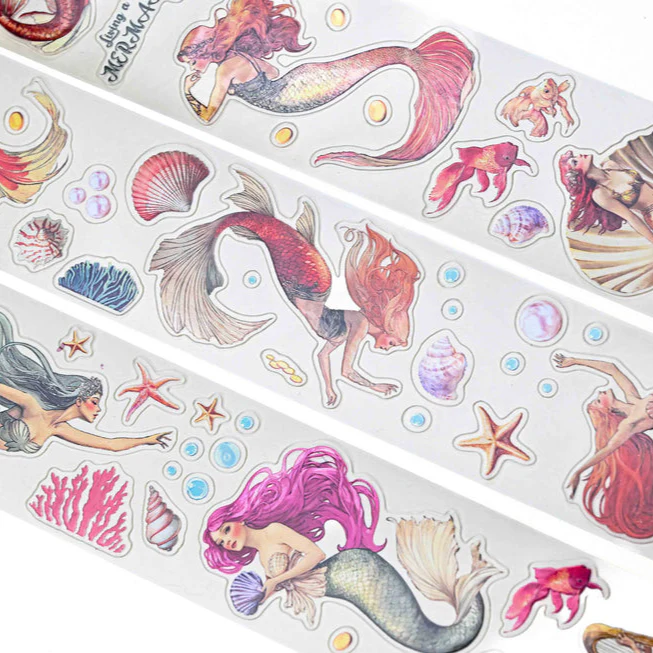 CoraCreaCrafts Mermaid Transparent Tape - Image 2